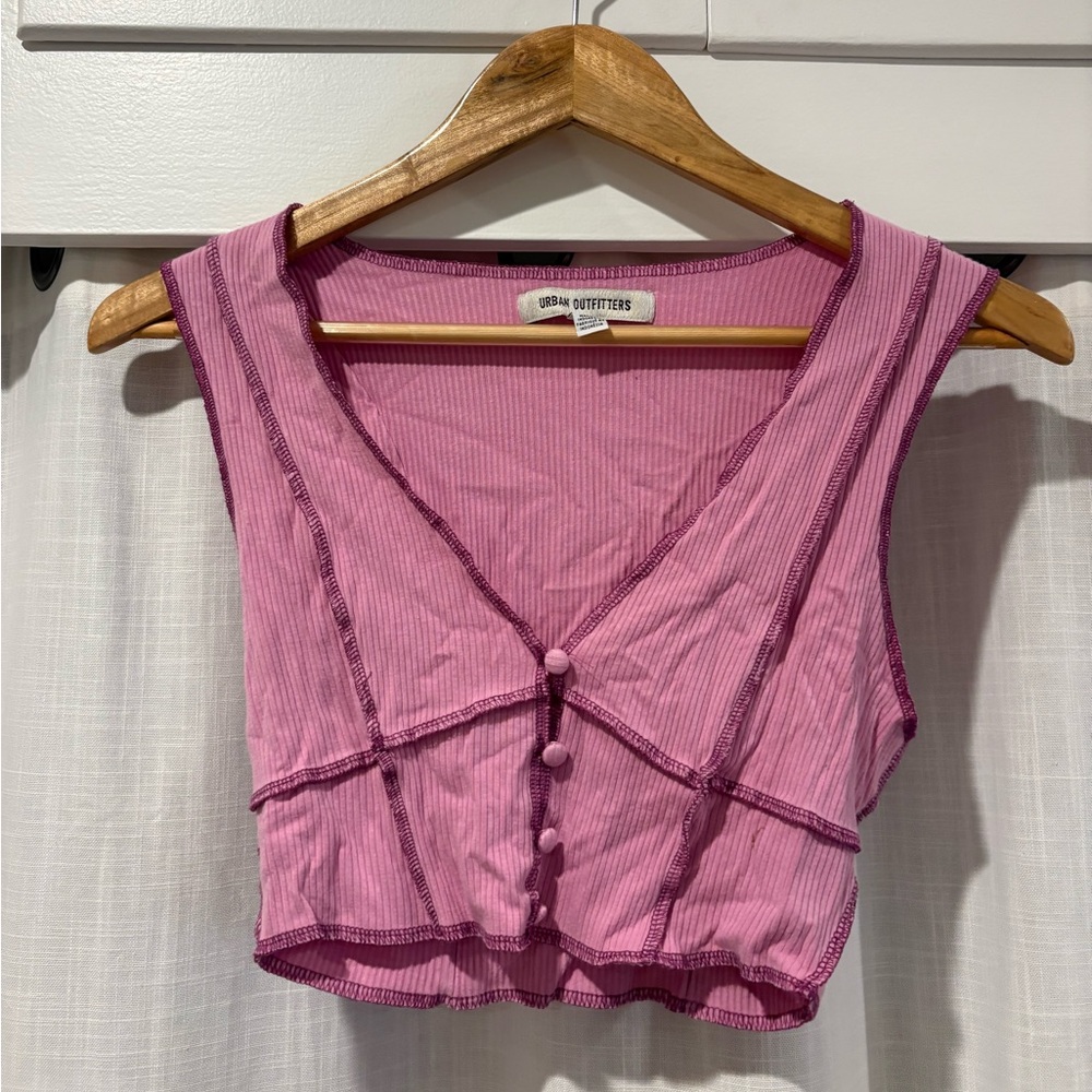 Urban Outfitters Pink Crop Top